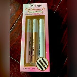 3/12 Cherimoya Max Makeup mascara Trio Black New in Box
